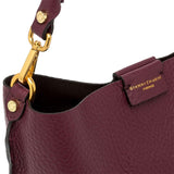 GIANNI CHIARINI Borsa donna Arteha in pelle martellata Wine Berry