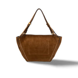 GIANNI CHIARINI Borsa donna Bloom in pelle scamosciata Cognac