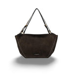 GIANNI CHIARINI Borsa donna Bloom in pelle scamosciata Moka