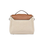 GIANNI CHIARINI Borsa donna Clio piccola Naturale e Caramello