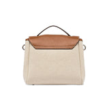 GIANNI CHIARINI Borsa donna Clio piccola Naturale e Caramello