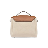 GIANNI CHIARINI Borsa donna Clio piccola Naturale e Caramello