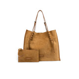 GIANNI CHIARINI Borsa donna Dory Large in pelle scamosciata Beige