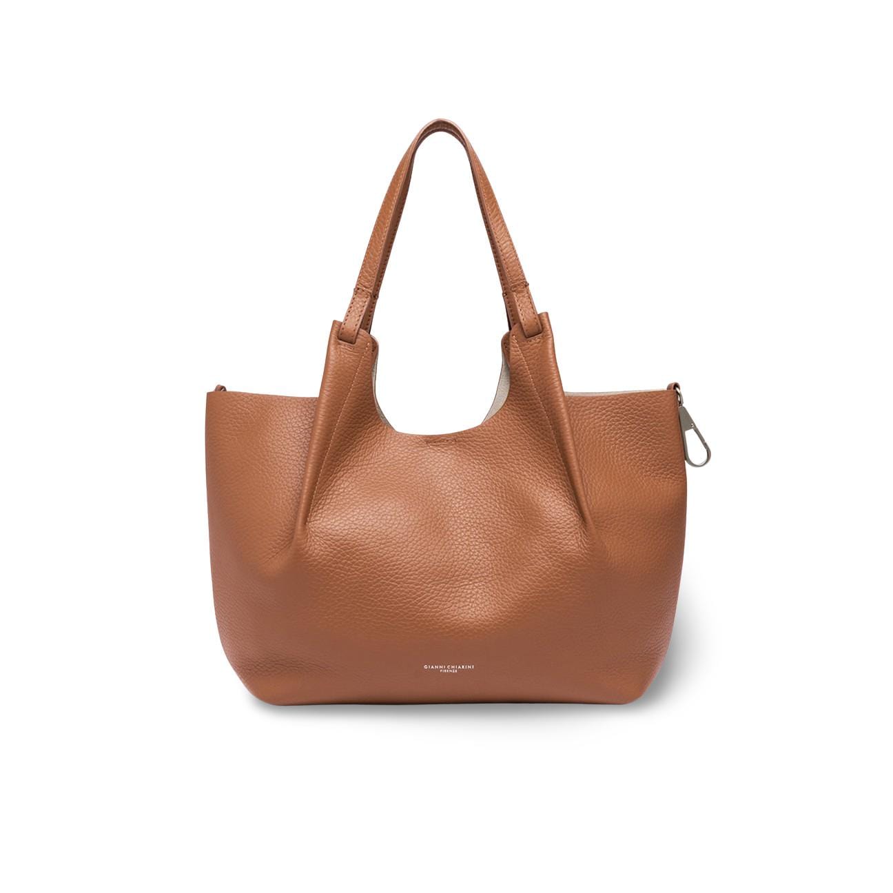 GIANNI CHIARINI Borsa donna Dua Caramello Sabbia