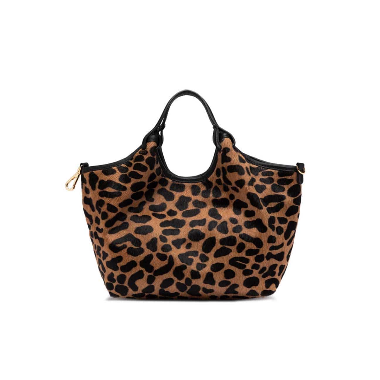 GIANNI CHIARINI Borsa donna Dua in cavallino Leo Nero