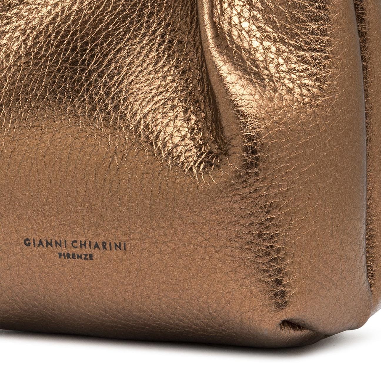GIANNI CHIARINI Borsa donna Dua in pelle Bronzo