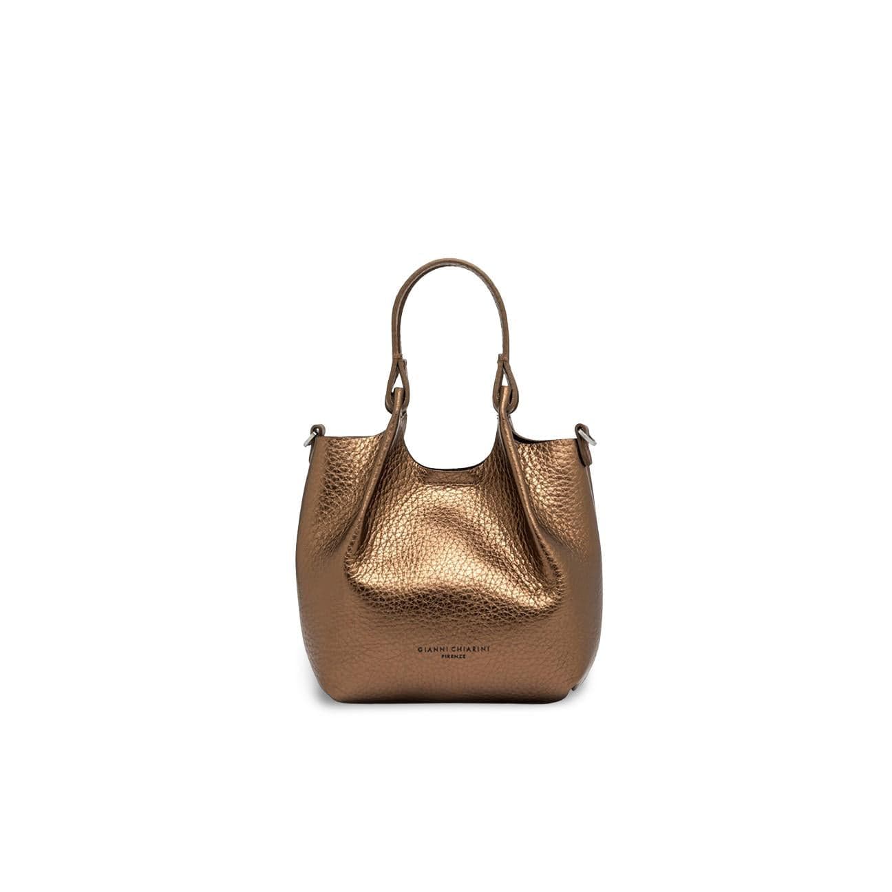 GIANNI CHIARINI Borsa donna Dua in pelle Bronzo
