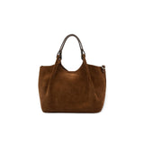 GIANNI CHIARINI Borsa donna Dua in pelle scamosciata Cognac