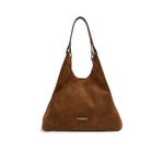 GIANNI CHIARINI Borsa donna Dua in pelle scamosciata Cognac