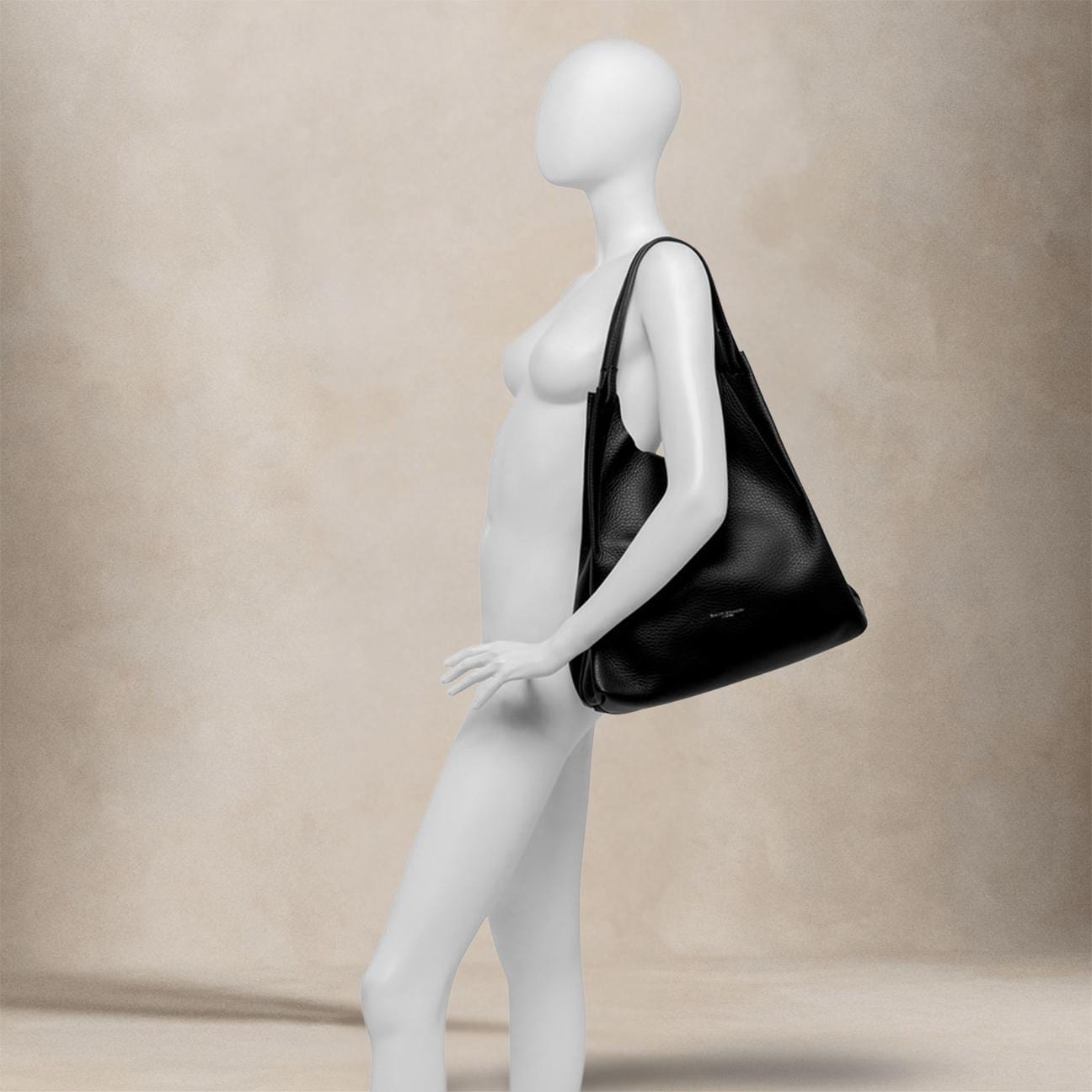 GIANNI CHIARINI Borsa donna Dua Nero Nature