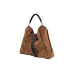 GIANNI CHIARINI Borsa donna Era in camoscio Cognac