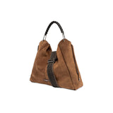 GIANNI CHIARINI Borsa donna Era in camoscio Cognac