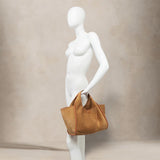 GIANNI CHIARINI Borsa donna Euforia in pelle scamosciata Beige
