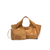 GIANNI CHIARINI Borsa donna Euforia in pelle scamosciata Beige