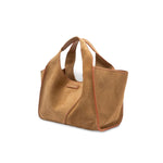 GIANNI CHIARINI Borsa donna Euforia in pelle scamosciata Beige