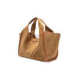 GIANNI CHIARINI Borsa donna Euforia in pelle scamosciata Beige