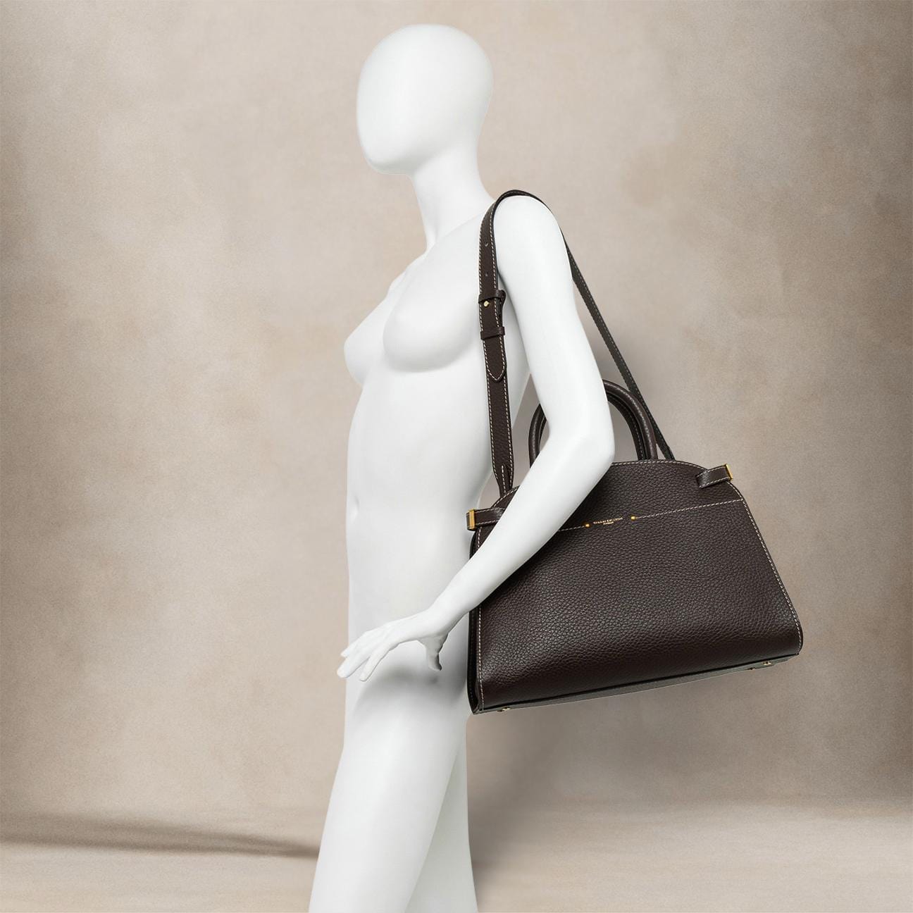 GIANNI CHIARINI Borsa donna Farh in pelle Marrone
