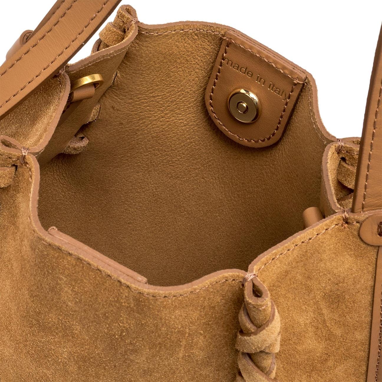 GIANNI CHIARINI Borsa donna in camoscio Dory Beige