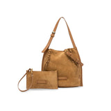 GIANNI CHIARINI Borsa donna in camoscio Dory Beige