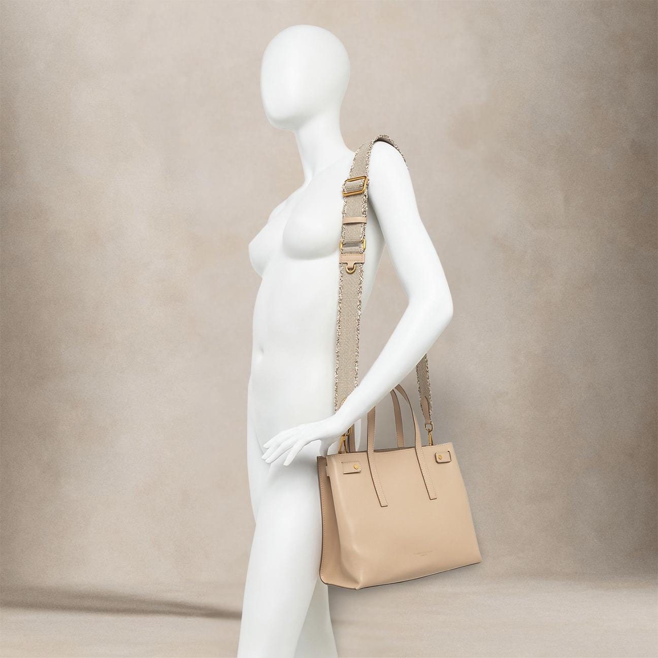 GIANNI CHIARINI Borsa donna in pelle Cream
