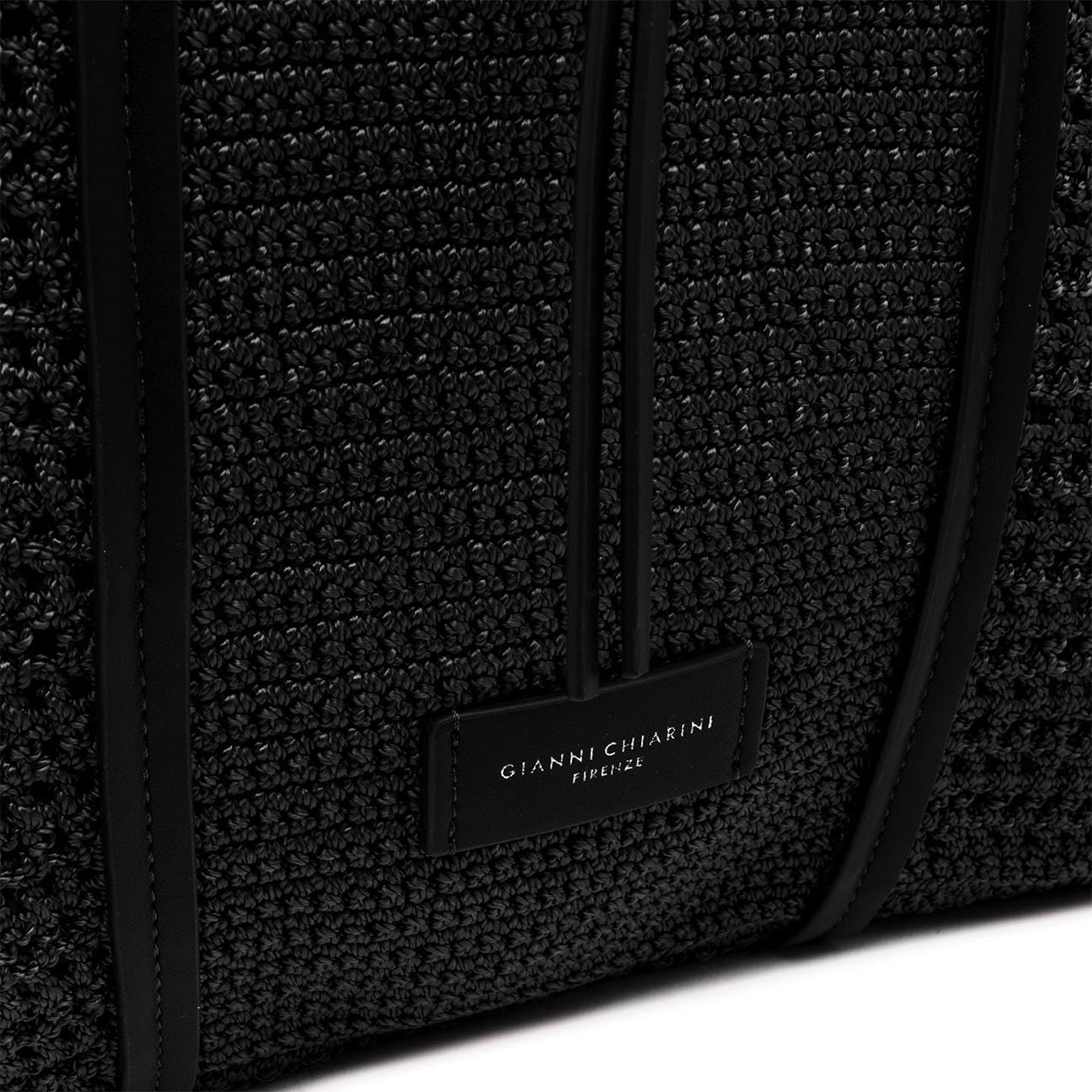 GIANNI CHIARINI Borsa donna in tessuto Nero