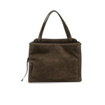 GIANNI CHIARINI Borsa donna Janis in camoscio Fango