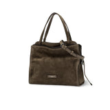 GIANNI CHIARINI Borsa donna Janis in camoscio Fango