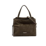 GIANNI CHIARINI Borsa donna Janis in camoscio Fango