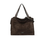 GIANNI CHIARINI Borsa donna Janis in camoscio Moka
