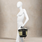 GIANNI CHIARINI Borsa donna Mae Ecrù e Nero