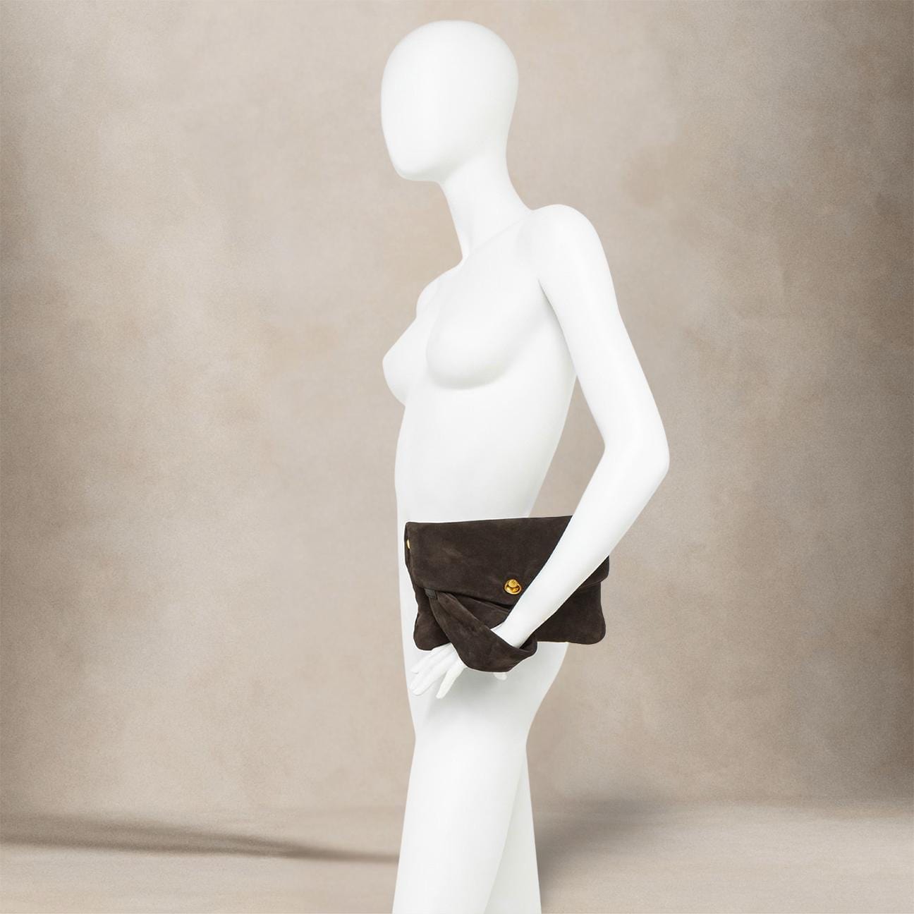 GIANNI CHIARINI Borsa donna Mirea in pelle scamosciata Moka
