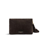 GIANNI CHIARINI Borsa donna Mirea in pelle scamosciata Moka