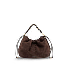 GIANNI CHIARINI Borsa donna Morgana in suede Moka