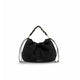 GIANNI CHIARINI Borsa donna Morgana in suede Nero