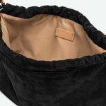 GIANNI CHIARINI Borsa donna Morgana in suede Nero