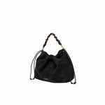 GIANNI CHIARINI Borsa donna Morgana in suede Nero