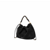 GIANNI CHIARINI Borsa donna Morgana in suede Nero