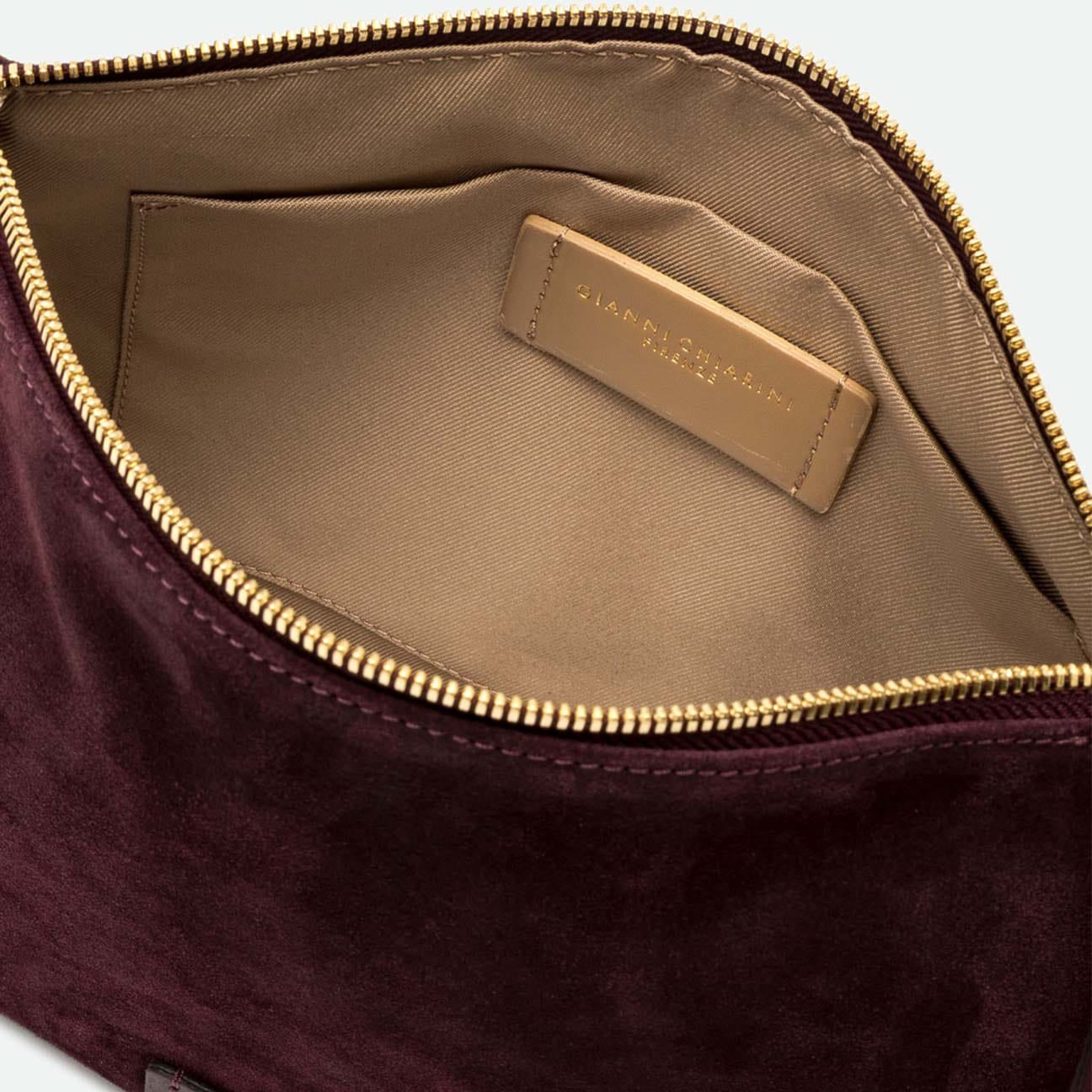 GIANNI CHIARINI Borsa donna Nora Pouch Large Amarone
