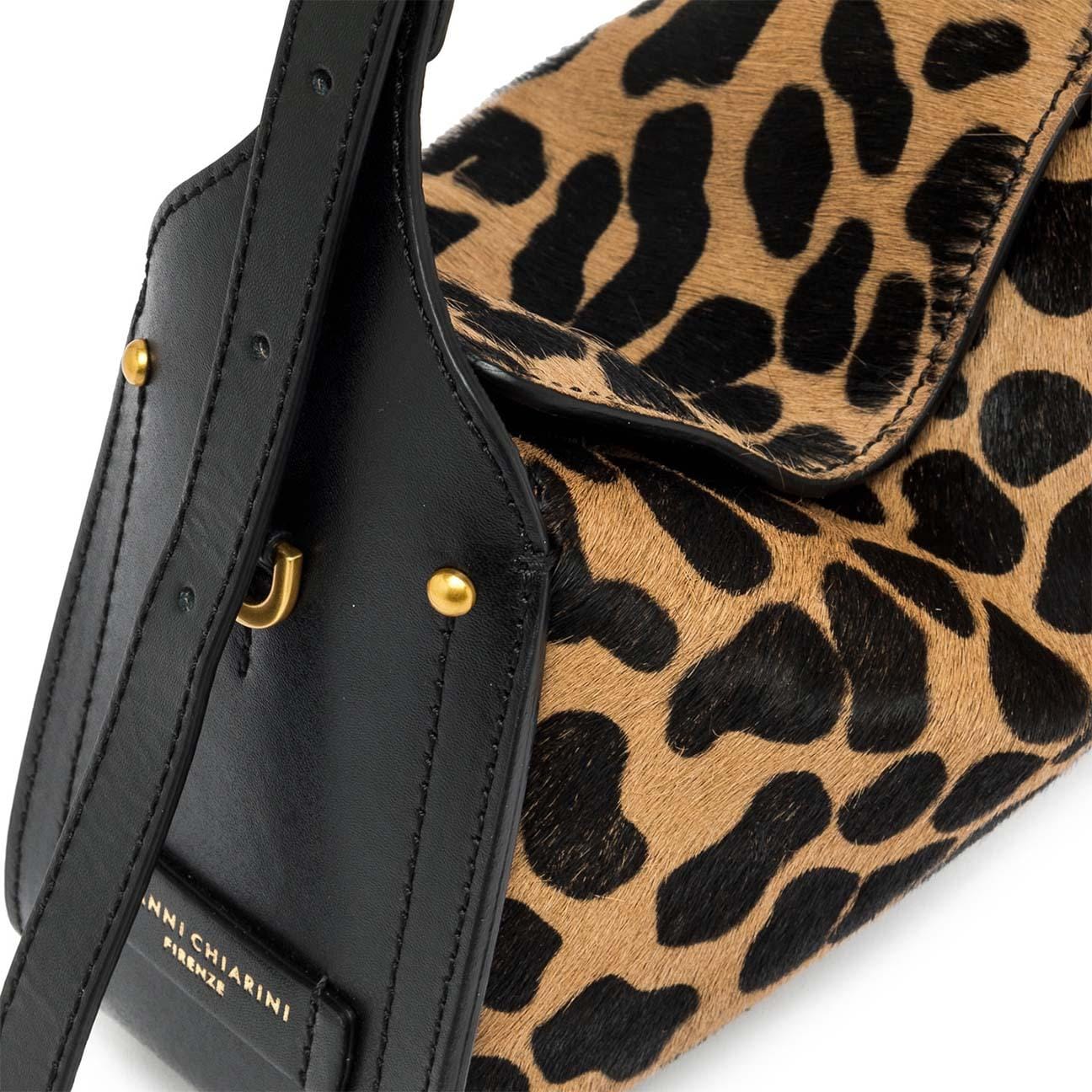 GIANNI CHIARINI Borsa donna Penelope Leo Nero