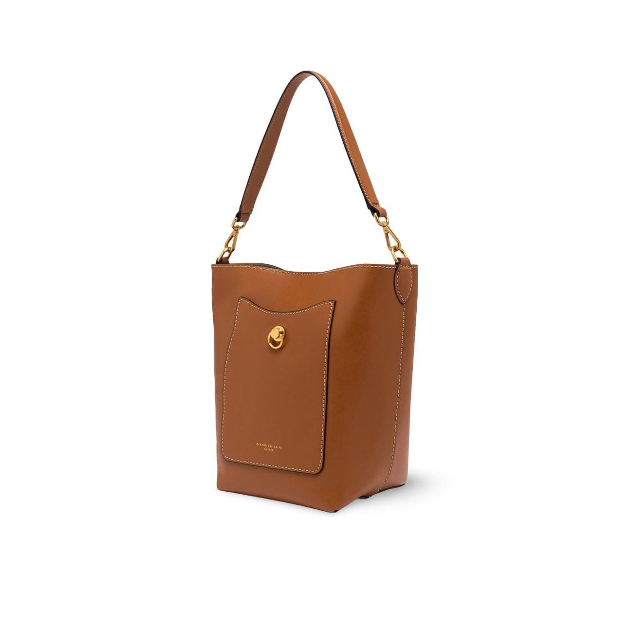 GIANNI CHIARINI Borsa donna Rubina in pelle Caramel