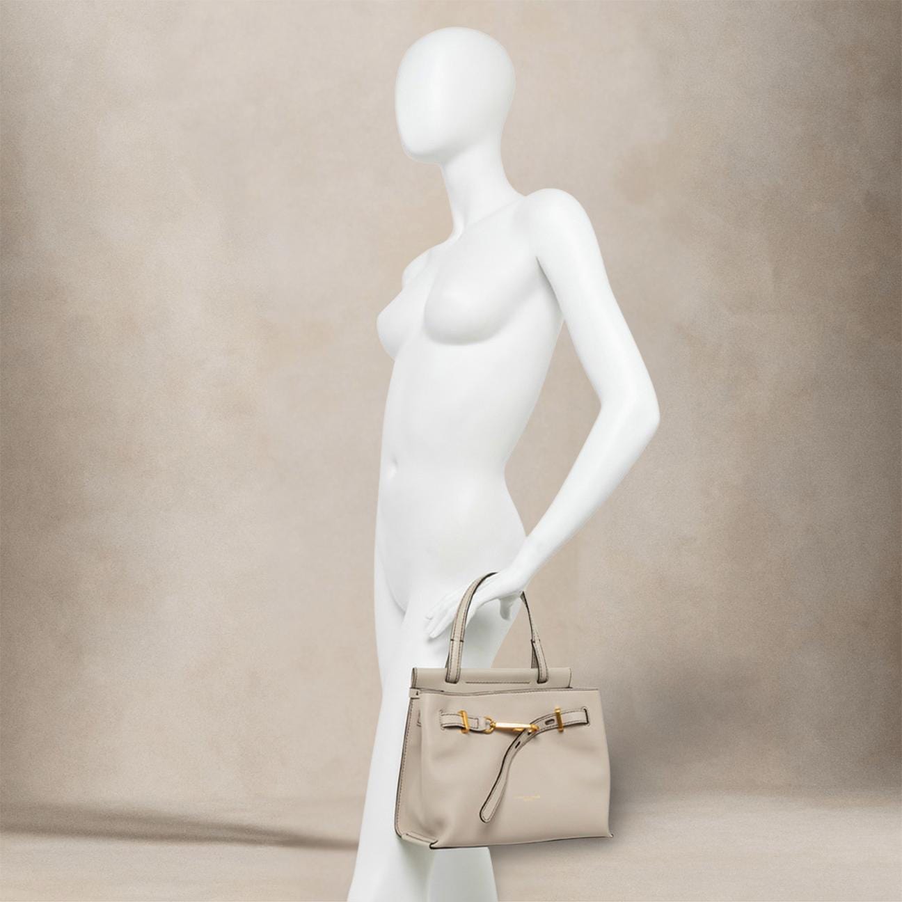 GIANNI CHIARINI Borsa donna Tilda in pelle Linen