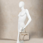 GIANNI CHIARINI Borsa donna Tilda in pelle Linen