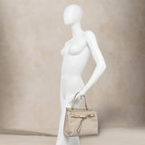 GIANNI CHIARINI Borsa donna Tilda in pelle Linen