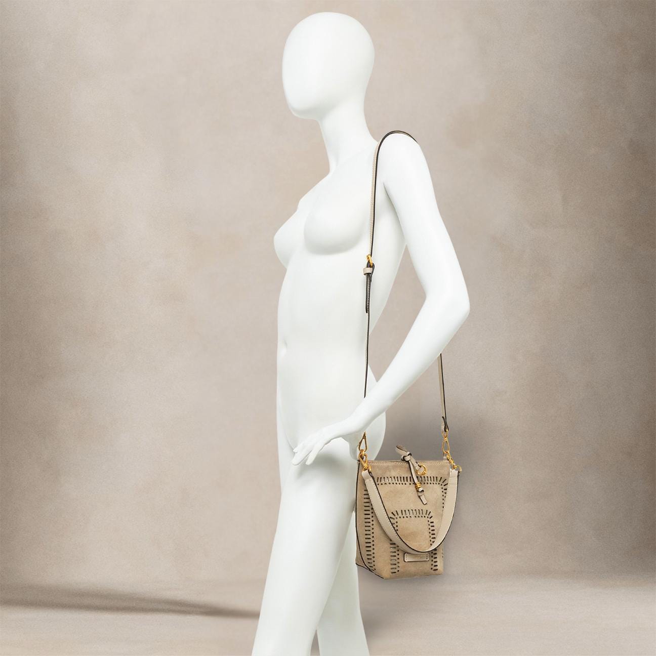 GIANNI CHIARINI Borsa donna Vanessa in camoscio Sughero