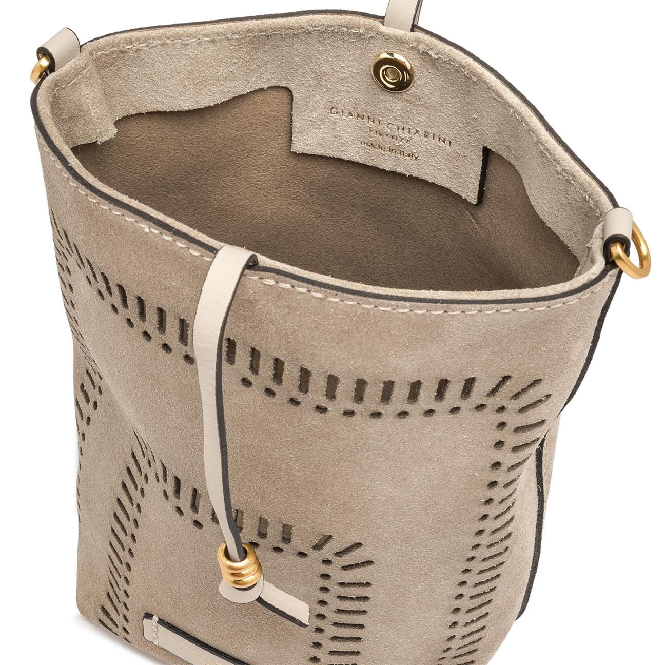 GIANNI CHIARINI Borsa donna Vanessa in camoscio Sughero