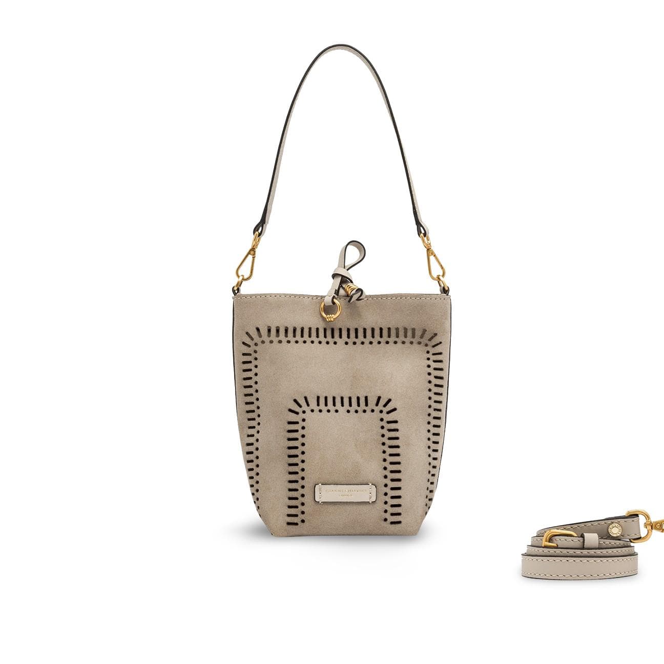 GIANNI CHIARINI Borsa donna Vanessa in camoscio Sughero