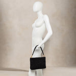 GIANNI CHIARINI Borsa donnain pagaloia e pelle  Brenda Nero
