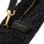 GIANNI CHIARINI Borsa donnain pagaloia e pelle  Brenda Nero