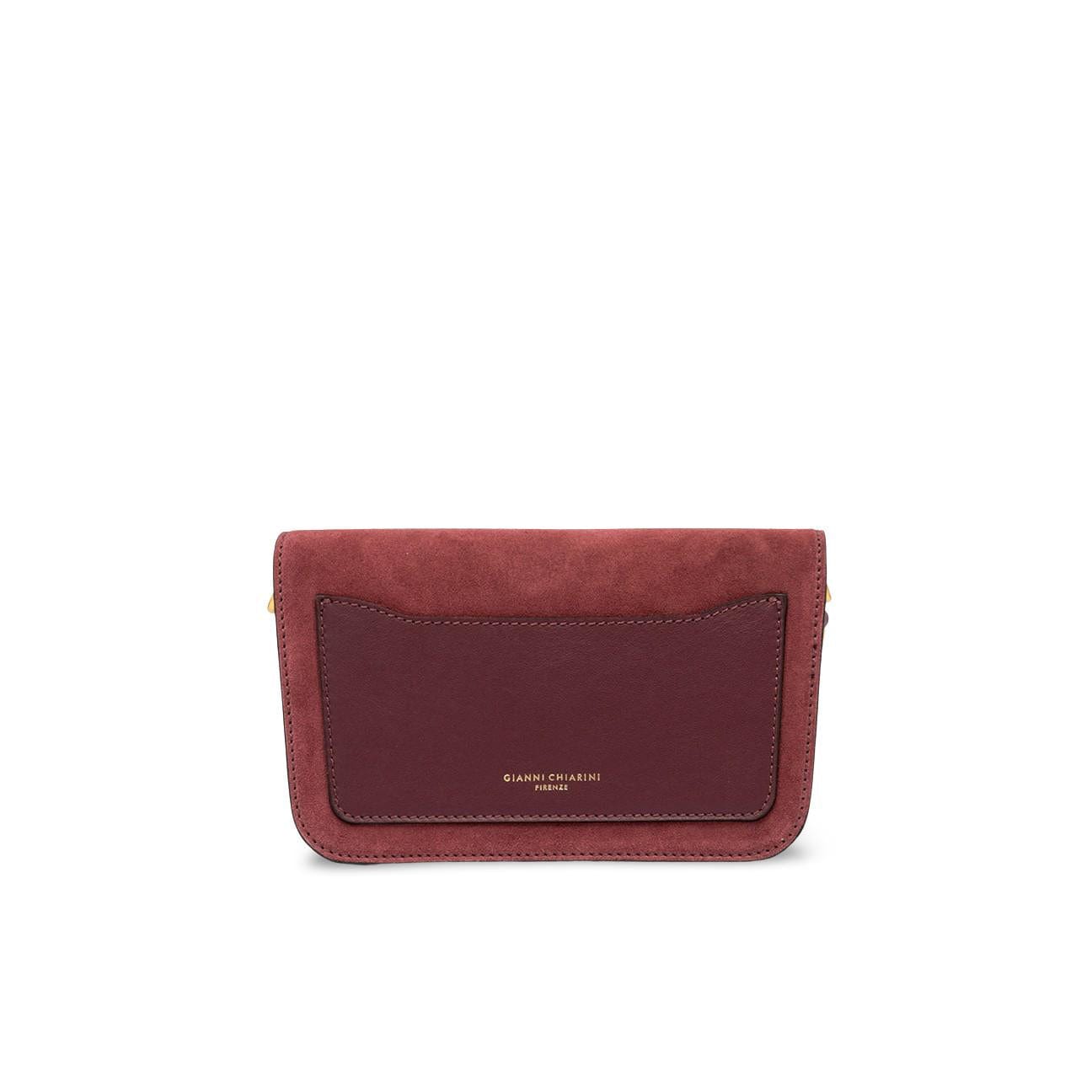 GIANNI CHIARINI Borsa in camoscio Meg Charm