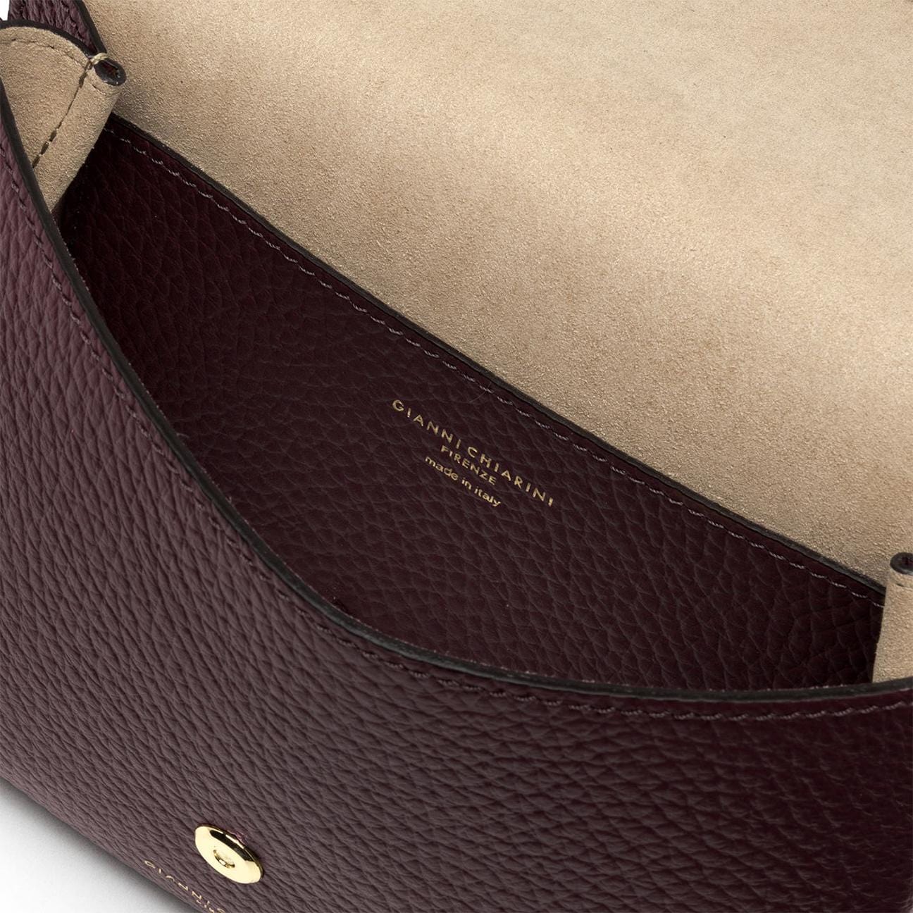 GIANNI CHIARINI Borsa in pelle Corallo Plum